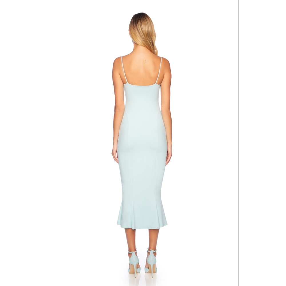 NWT- Susana Monaco String Trumphet Midi Dress- Small Color: Breathe - Picture 2 of 6